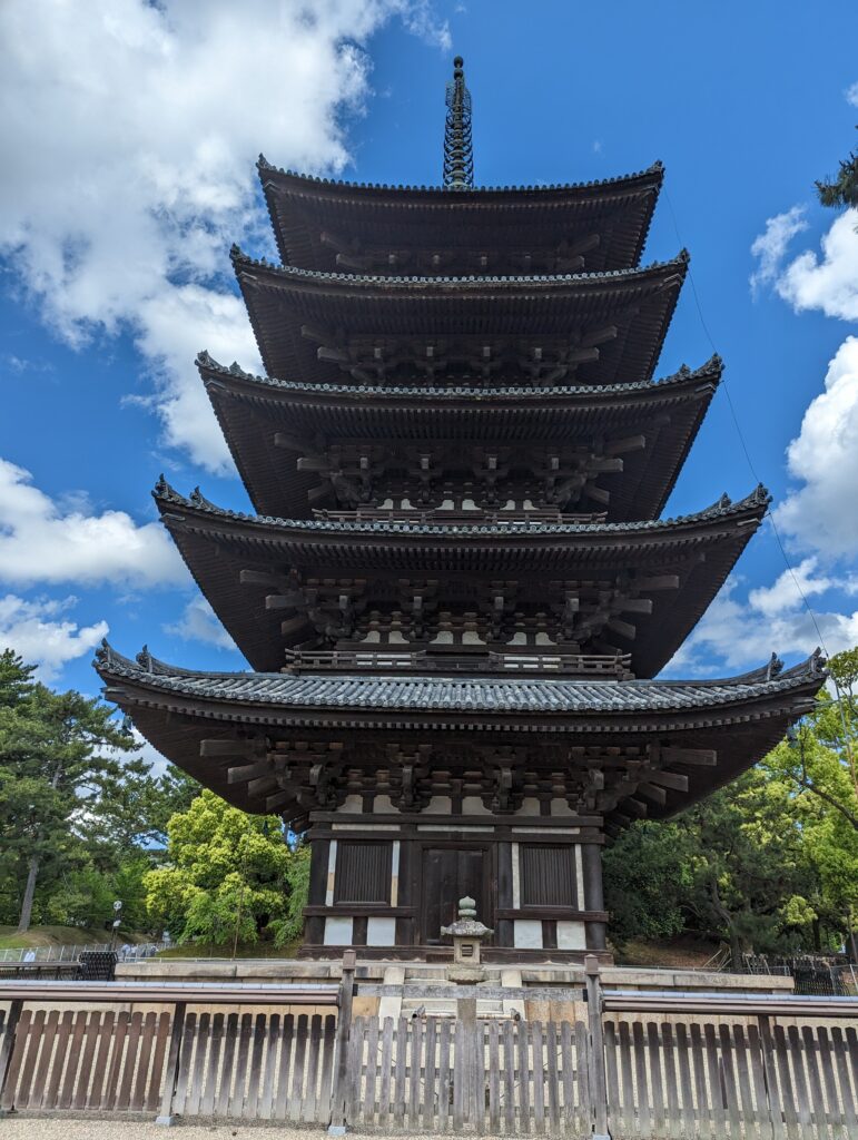 Fünfstöckige Pagode in Nara