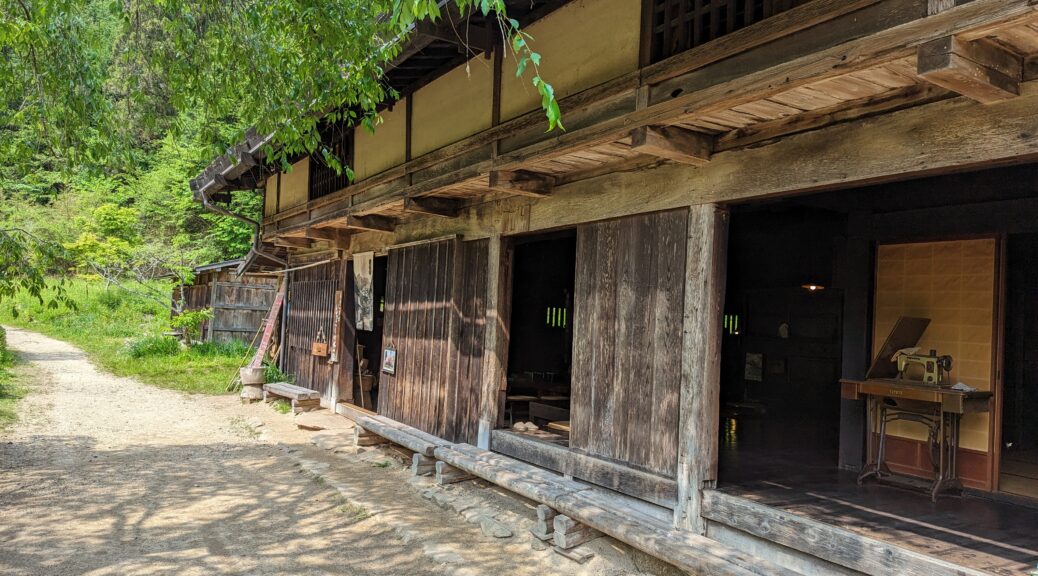 Das alte Teehaus zwischen den historischen Orten Magome und Tsumago.